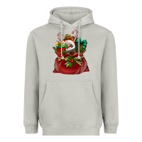 Moon Dust Chrismas Santa claus bag Heavyweight Hoodie - NancyCooperArtShop