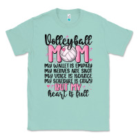 Seafoam volleyball mom Classic Tee - MaliasSmallBusiness