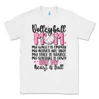 White volleyball mom Classic Tee - MaliasSmallBusiness