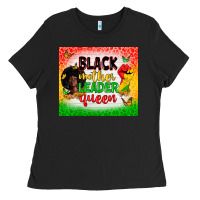 Black Black mother leader Ladies Tee - Zillion Design Studio