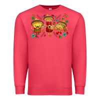 Cardinal Mexican taco nacho and souce Premium Sweatshirt - NancyCooperArtShop