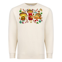 Sandshell Mexican taco nacho and souce Premium Sweatshirt - NancyCooperArtShop