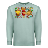 Seafoam Mexican taco nacho and souce Premium Sweatshirt - NancyCooperArtShop