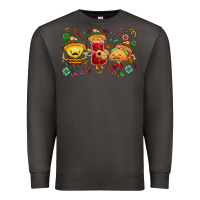 Smoke Mexican taco nacho and souce Premium Sweatshirt - NancyCooperArtShop