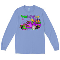 Colony Blue mardi gras truck gnome Long Sleeve Tee - JahusDesignShop