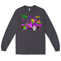 Smoke mardi gras truck gnome Long Sleeve Tee - JahusDesignShop