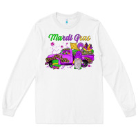 White mardi gras truck gnome Long Sleeve Tee - JahusDesignShop