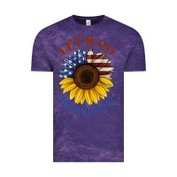 Cloud Purple American flag sunflower Vintage Tee - Jasminsmagicworld