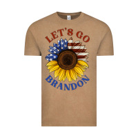Vintage Coffee American flag sunflower Vintage Tee - Jasminsmagicworld