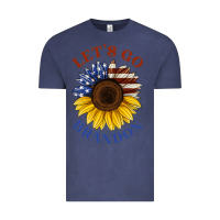 Vintage Denim American flag sunflower Vintage Tee - Jasminsmagicworld