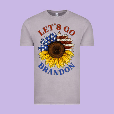 American Flag Sunflower Vintage Tee Designed By Jasminsmagicworld