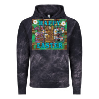 Cloud Black easter happy easter western bunnies daisies Vintage Hoodie - Artiststas