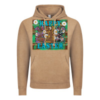 Vintage Coffee easter happy easter western bunnies daisies Vintage Hoodie - Artiststas