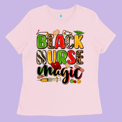 Black Nurse Magic Juneteenth Ladies Tee Designed By Zillion Design Studio