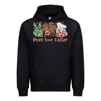 Black Easter Day Peace love Easter Urban Hoodie - OliviaCreatesArt
