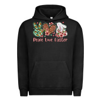 Pigment Black Easter Day Peace love Easter Urban Hoodie - OliviaCreatesArt