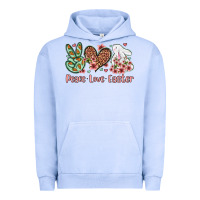 Pigment Grape Ice Easter Day Peace love Easter Urban Hoodie - OliviaCreatesArt
