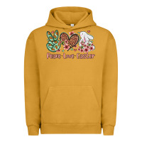 Pigment Peanut Butter Easter Day Peace love Easter Urban Hoodie - OliviaCreatesArt