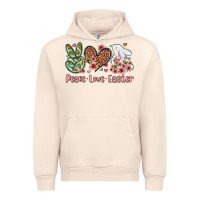 Sandshell Easter Day Peace love Easter Urban Hoodie - OliviaCreatesArt