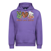 Tulip Easter Day Peace love Easter Urban Hoodie - OliviaCreatesArt