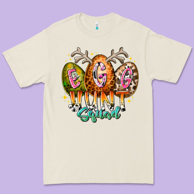 Egg Hunt Squad Premium Tee Designed By Racoondesign