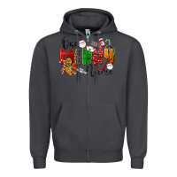 Smoke One Merry Nurse Zipper Hoodie - LillyAllenDesigns