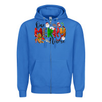 True Royal One Merry Nurse Zipper Hoodie - LillyAllenDesigns