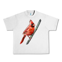 Northern Cardinal Bird Urban Heavy Tee | Teevron