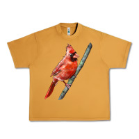 Peanut Butter Northern Cardinal Bird Urban Heavy Tee - LillyAllenDesigns