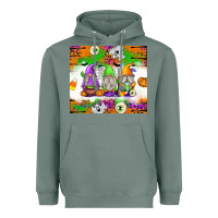 Sage Halloween Gnomes Heavyweight Hoodie - texasbilliewilder