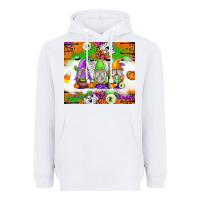 White Halloween Gnomes Heavyweight Hoodie - texasbilliewilder