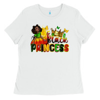 White Black princess juneteenth Ladies Tee - Zillion Design Studio