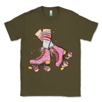 Army Green skate Classic Tee - MaliasSmallBusiness
