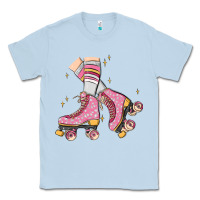 Dusty Blue skate Classic Tee - MaliasSmallBusiness