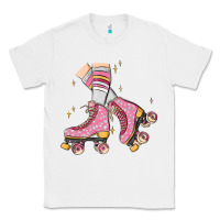 White skate Classic Tee - MaliasSmallBusiness