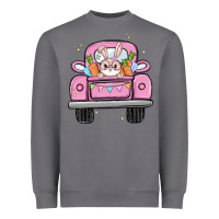Storm easter bunny and truck Heavyweight Sweatshirt - MaliasSmallBusiness