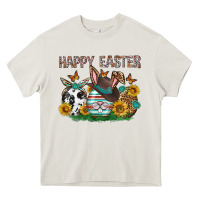 Cream Western Happy Easter Heavy Core Tee - Neo Western