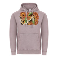 Vintage Zinc horseshoe cowhide cactus background Vintage Hoodie - AdoDesignShop