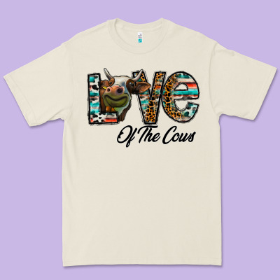 Lov Of Thecows Premium Tee Designed By Cowhidedigitalart