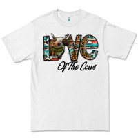 White lov of thecows Premium Tee - CowhideDigitalArt