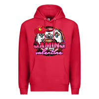 Cardinal Gaming is my valentine Premium Hoodie - HowdyJamesFarm