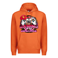 Carrot Gaming is my valentine Premium Hoodie - HowdyJamesFarm