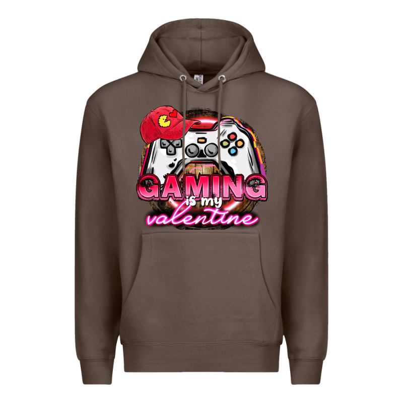 Gaming Is My Valentine Premium Hoodie by HowdyJamesFarm | Teevron