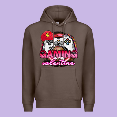 Gaming Is My Valentine Premium Hoodie Designed By Howdyjamesfarm