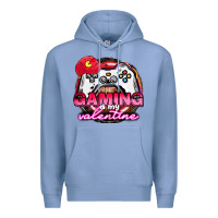 Colony Blue Gaming is my valentine Premium Hoodie - HowdyJamesFarm