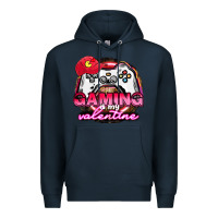 Navy Gaming is my valentine Premium Hoodie - HowdyJamesFarm