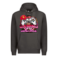 Smoke Gaming is my valentine Premium Hoodie - HowdyJamesFarm