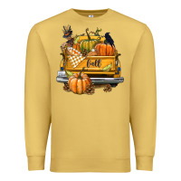 Antique Gold Fall Truck Premium Sweatshirt - texasbilliewilder