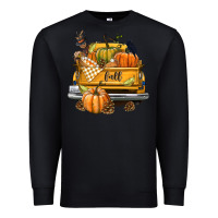 Black Fall Truck Premium Sweatshirt - texasbilliewilder