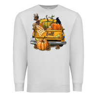 Dove Grey Fall Truck Premium Sweatshirt - texasbilliewilder